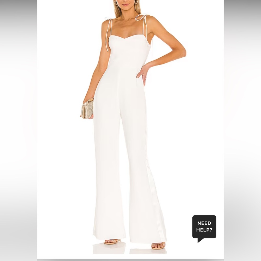 REVOLVE Champagne Jumpsuit in Ivory